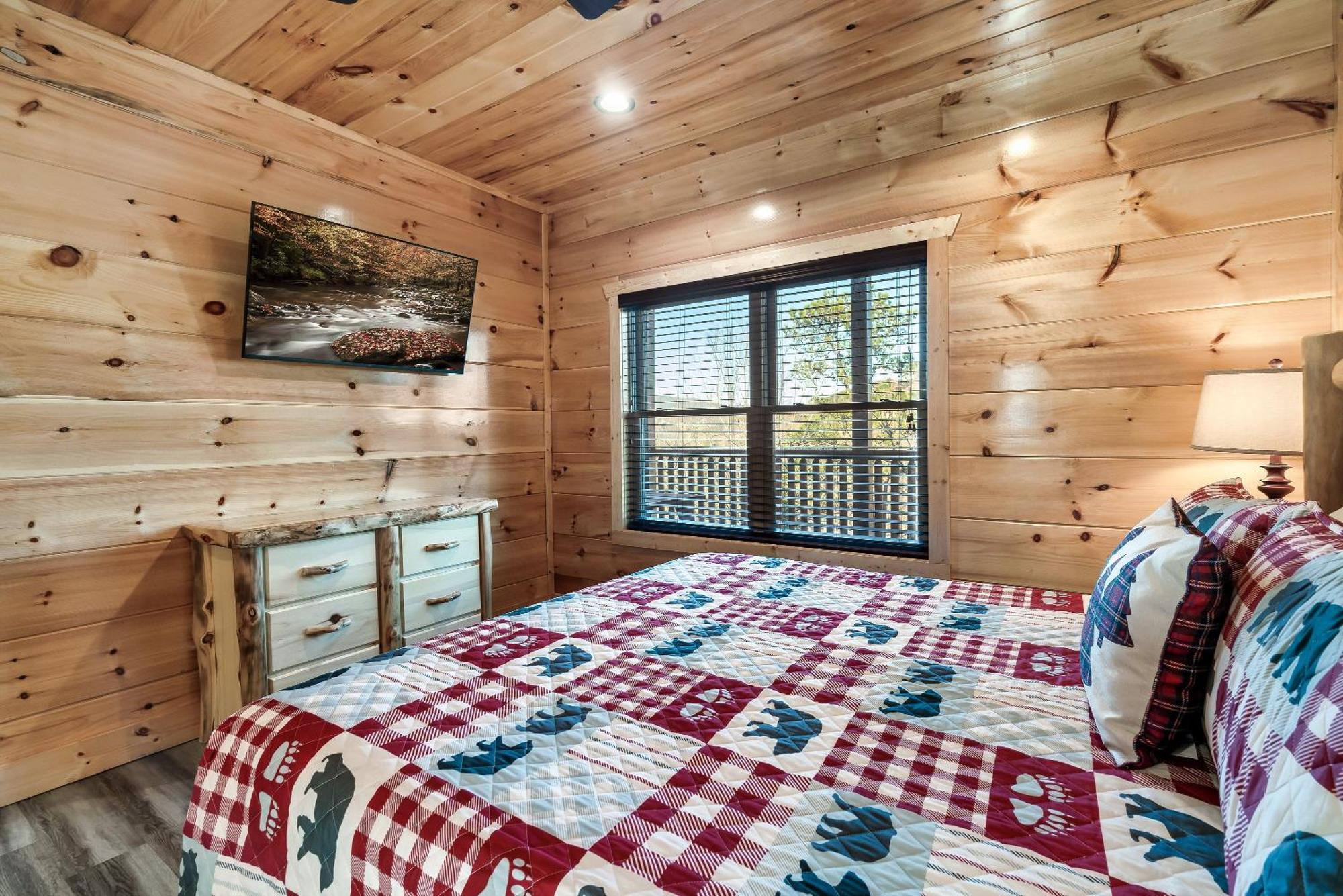Full Equipped Cabin With A Pool And Game Room Smokies Views Gatlinburg Exteriér fotografie