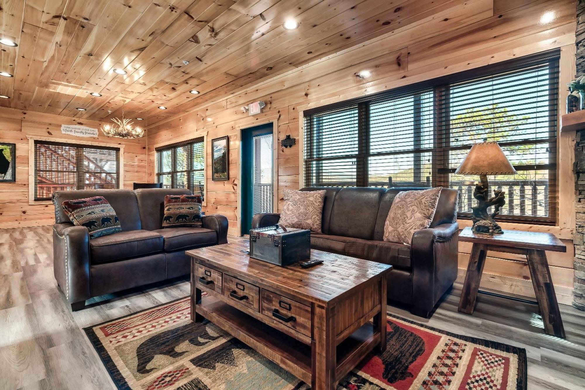 Full Equipped Cabin With A Pool And Game Room Smokies Views Gatlinburg Exteriér fotografie