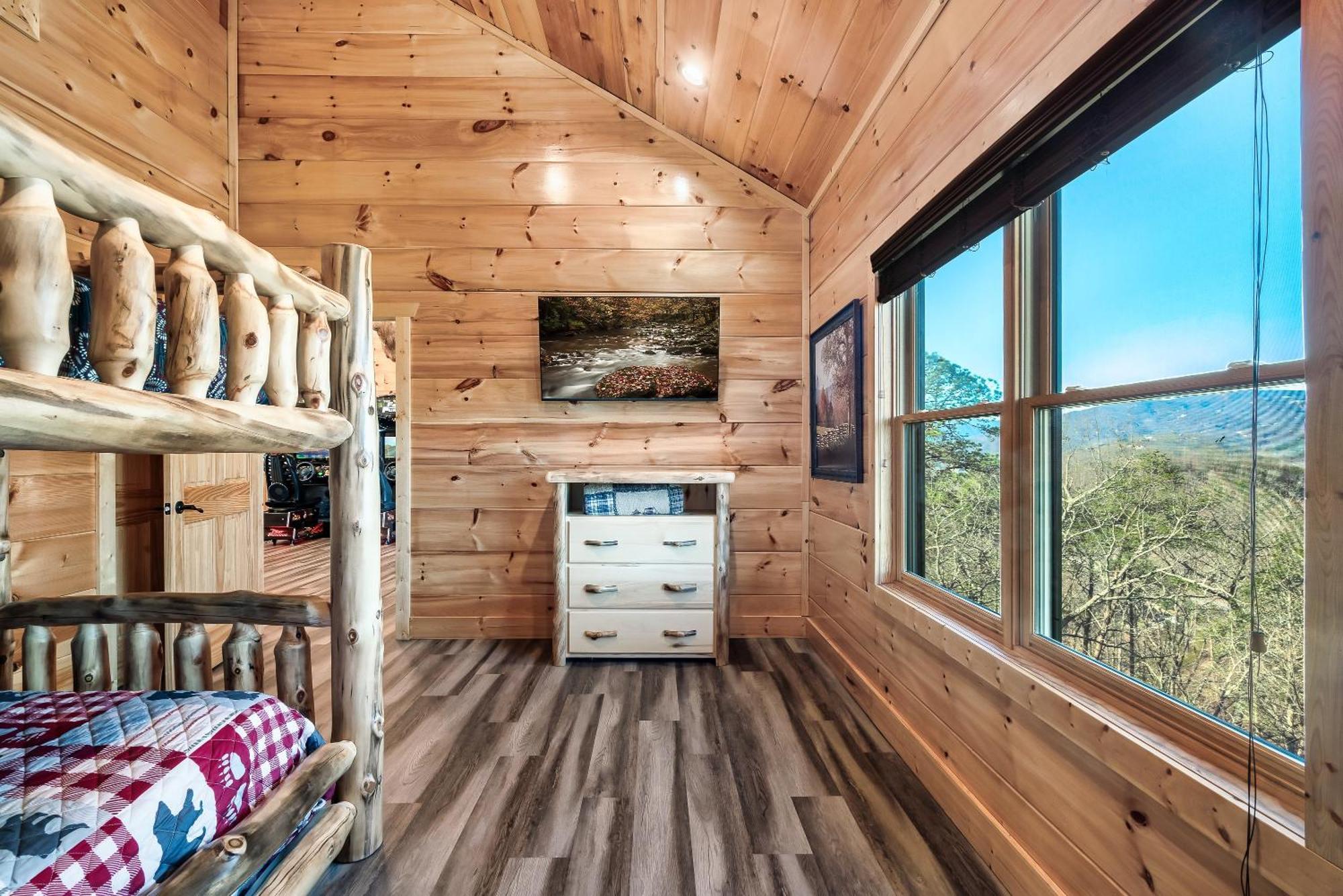 Full Equipped Cabin With A Pool And Game Room Smokies Views Gatlinburg Exteriér fotografie